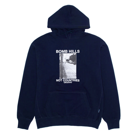 Bomb Hills Not Countries Hoodie [Navy]